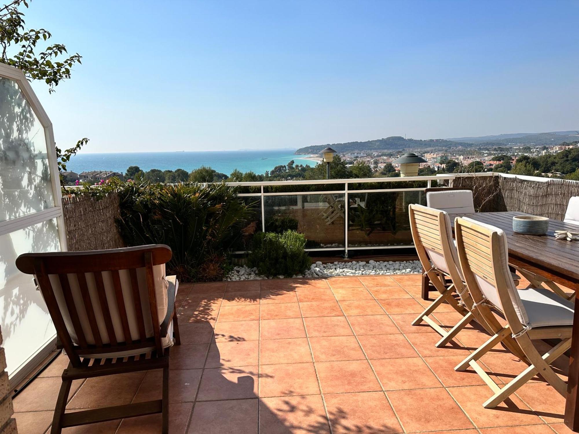 Villa Alex Altafulla Hermosa Casa Con Espectaculares Vistas Al Mar Y A Tocar De Una Idilica Calita Exteriör bild